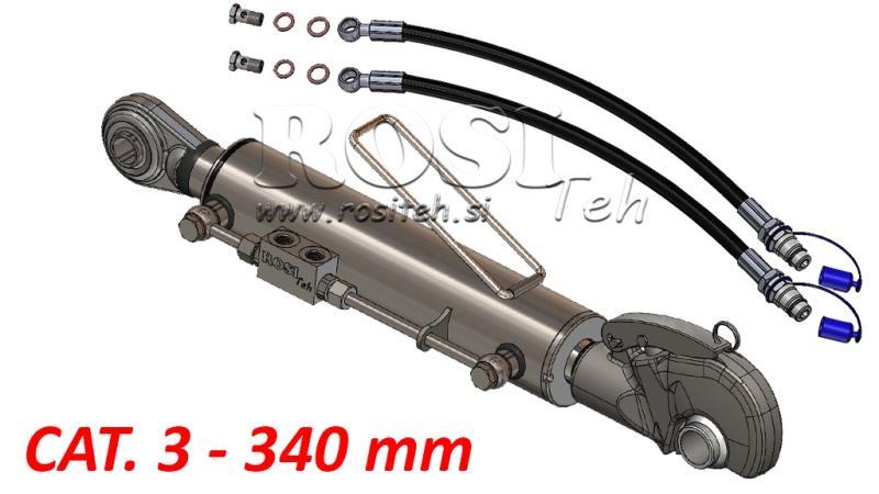 3ÈME POINT HYDRAULIQUE AVEC CROCHET AUTOMATIQUE - CAT. 3 - 80/40-340 (90-210 HP) (32,2 mm)