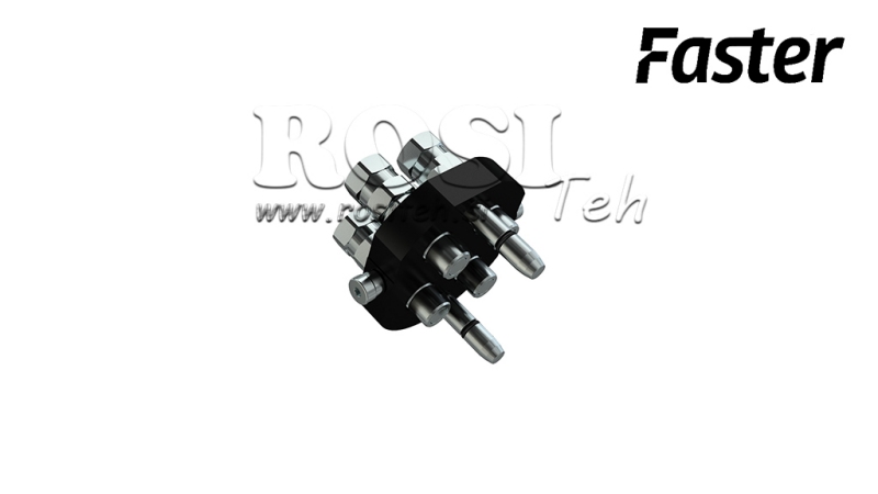 RACCORD MULTI-FASTER 4 VOIES BSP 3/8 PARTIE MOBILE