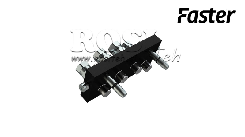 RACCORD MULTI-FASTER SIGMA 4VOIES BSP 3/8 PARTIE MOBILE