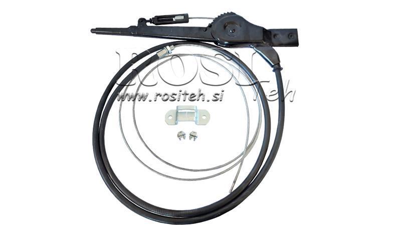 TREKHANDVAT VOOR AANHANGER HANDREM set MET KABEL 2.3m