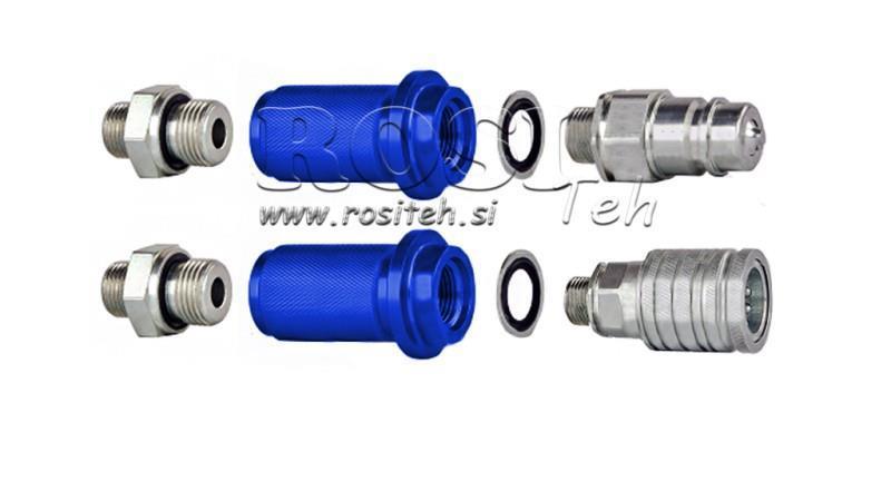 MANIGLIA ATTACCO RAPIDO MARCATURA M22-1/2 BLU