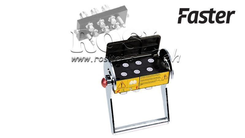 ACCOPPIAMENTO MULTI-FASTER 6 vie BSP1/2 PARTE FISSA