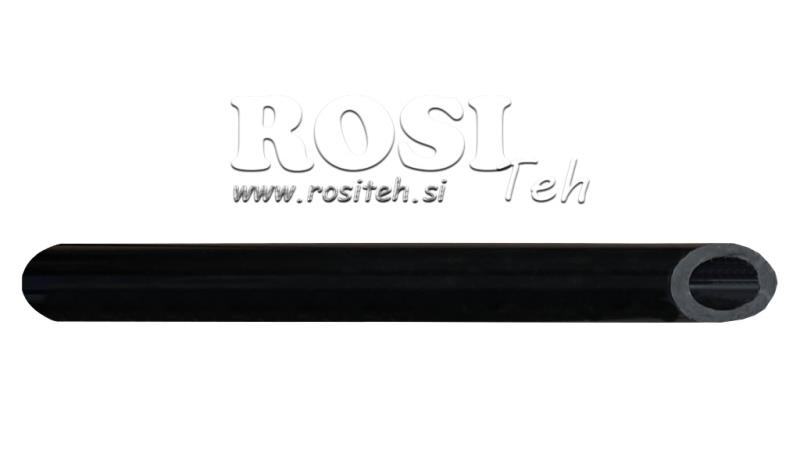 TUYAU DE FREIN À AIR RISLAN 12x8 NOIR
