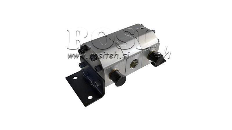 HYDRAULISCHE TANDPOMP STROOM 2/1 (4.5-9.5 lit - max.240bar) 2.1cc/SEG