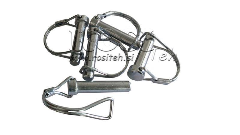SET DI CLIP DI SICUREZZA SEMICIRCOLARI fi 10/70 mm (5pcs)