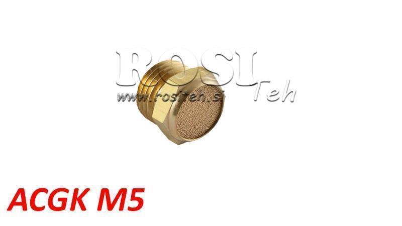 PNEUMATISK DEMPING LAGET AV BRASS ACGK M5 LAV