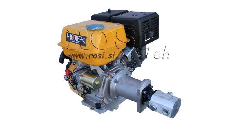 HYDRAULISCHE BENZINE SAMENSTELLING 420cc POMP HI-LO 12.9 4.1 ccm (stroom = 61.2 / 14.8 lit/min)