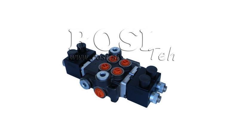 HYDRAULISK VENTIL 2xZ50 12V DC
