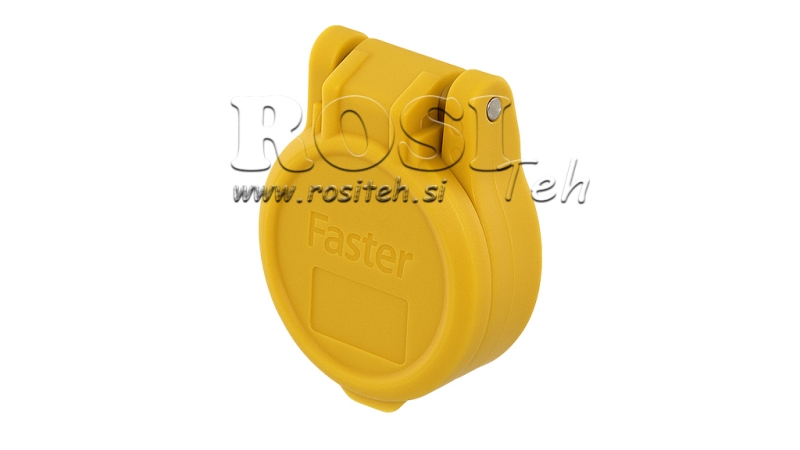 COUVERTURE PROTECTRICE JAUNE PVC COUPLAGE RAPIDE FEMELLE PUSH PULL