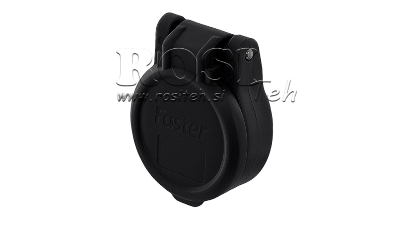 COUVERTURE PROTECTRICE NOIRE PVC COUPLAGE RAPIDE FEMELLE PUSH PULL
