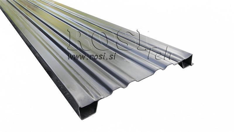 PANNELLO LATERALE PER RIMORCHIO RIBALTABILE 1.5 MET. - ALTEZZA 400 mm