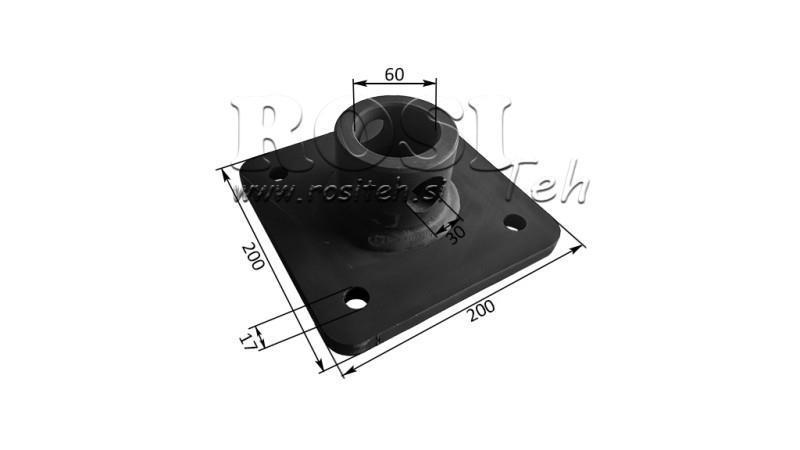 FLENS VOOR HYDRAULISCHE ROTATOR BOSGRIJPER