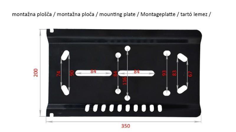 SEDILE PER TRACTOR UNIVERSALE - SCHIENALE SEMICIRCOLARE