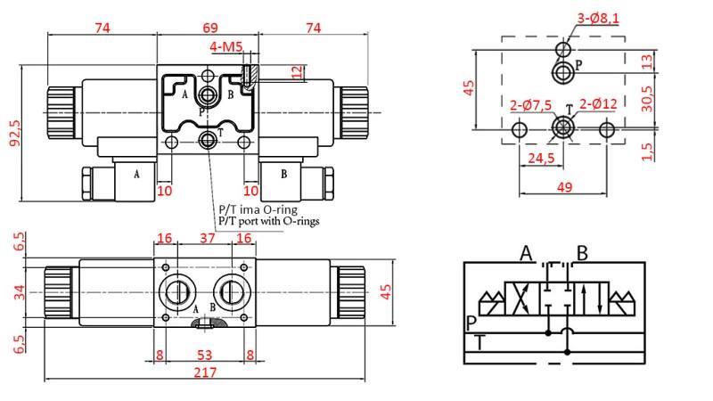 VALVOLA ELETTROMAGNETICA IDRAULICA YEAT-ASSEMBLY 12V N1