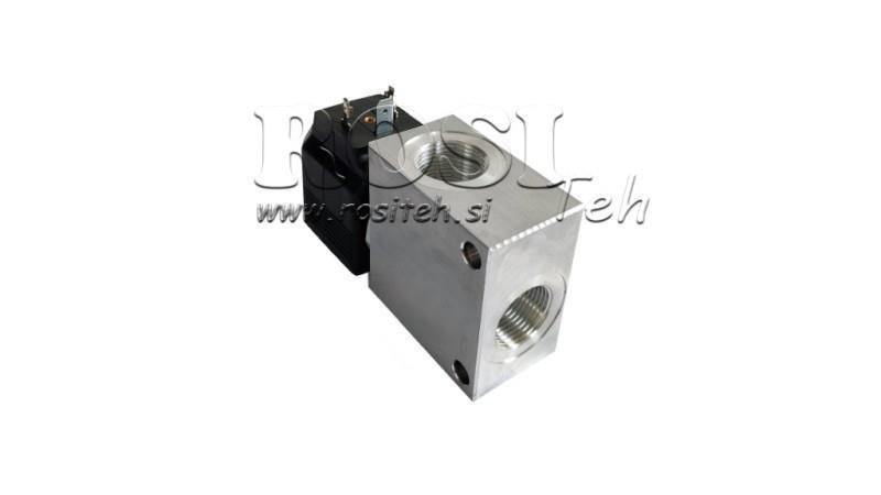 VALVE 2 VOIES 3/8 (NC) 12V - 40lit