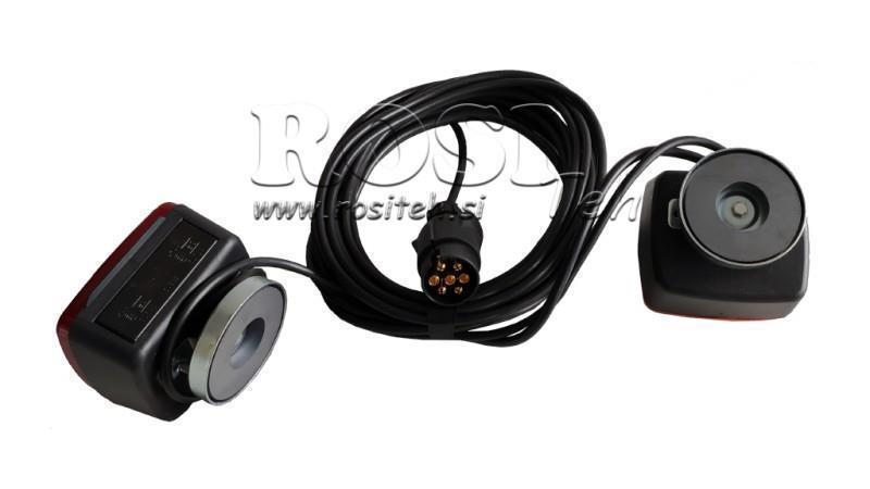 SET DI LUCI MAGNETICHE CON CAVO 12m 4m