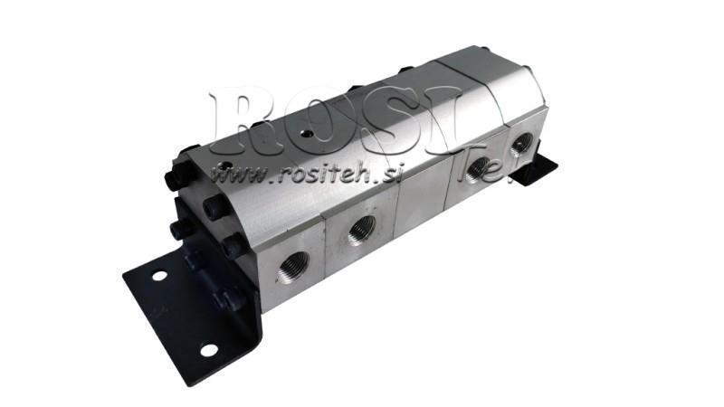 DIVISEUR DE DÉBIT HYDRAULIQUE 4/1 (3-6,4 lit - max.240bar) 1,6cc/SEG