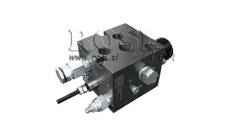 HYDRAULISCHE KLEP VOOR KLEINE CUBE HAKMACHINE - AUTOSPEED 60 lit