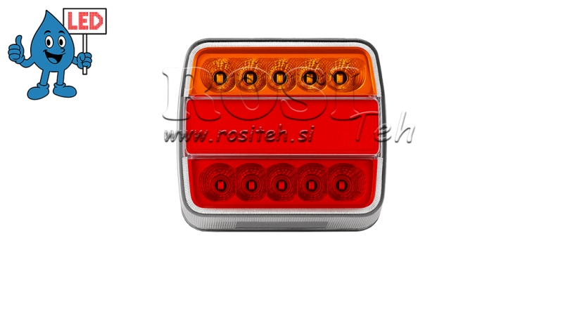 LED HÁTSÓ FÉNY TRAILERHEZ KOMBINÁLT 4 FUNKCIÓVAL 12V
