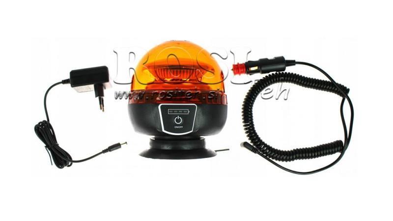 LED ROTERENDE MAGNETISK LYS - BATTERIDREVET