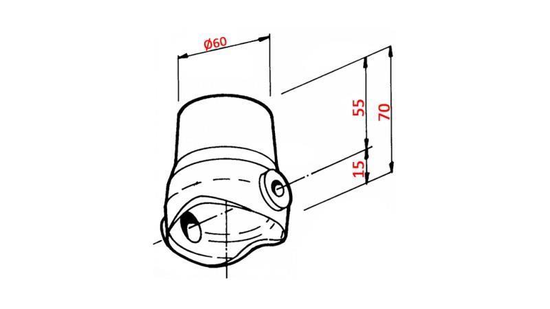 CASSONE PER CAMION DUMP fi 60 SUPERIORE