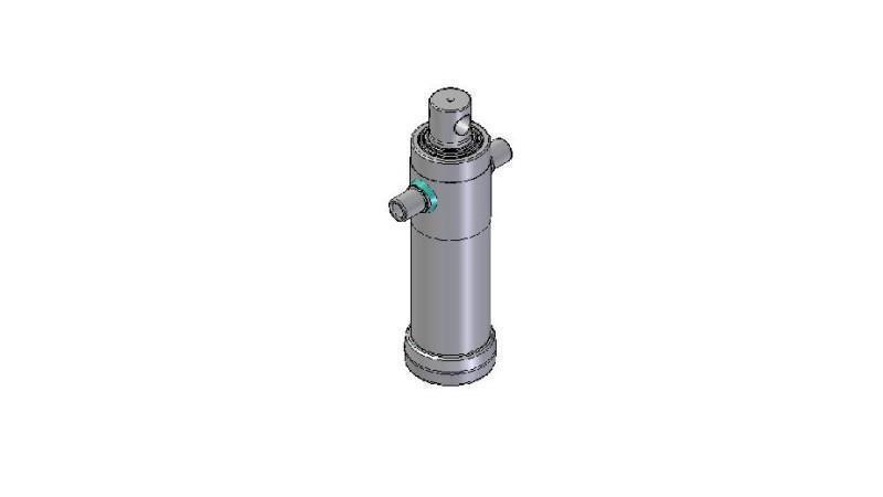 3034F -TELESCOPIC CYLINDER STANDARD/HOLE 3 STAGES TRAVEL 893 DIAMETER 112