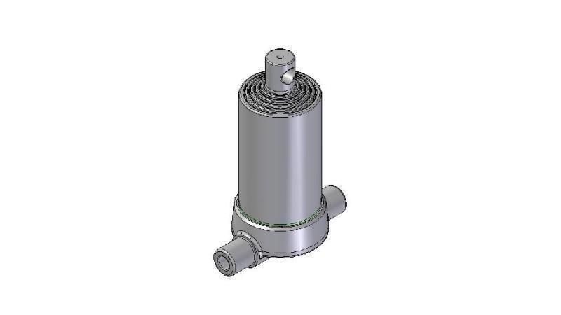 3591F -CYLINDRE TÉLESCOPIQUE INFÉRIEUR – TROU 5 DEGRÉS COURSE 840 FI 124