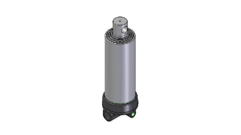 3644F -TELESCOPISK Sylinder HULL - HULL 4 GRADER SLAG 1050 FI 124