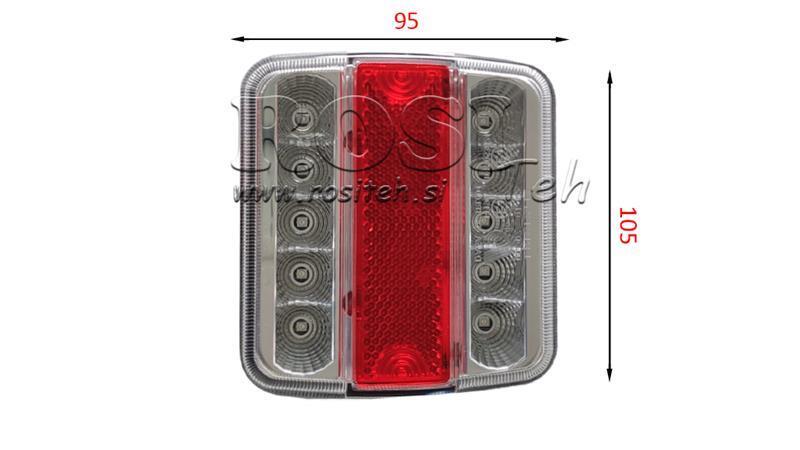 SET DI LUCE MAGNETICA LED CON CAVO 7.5m 2.5m