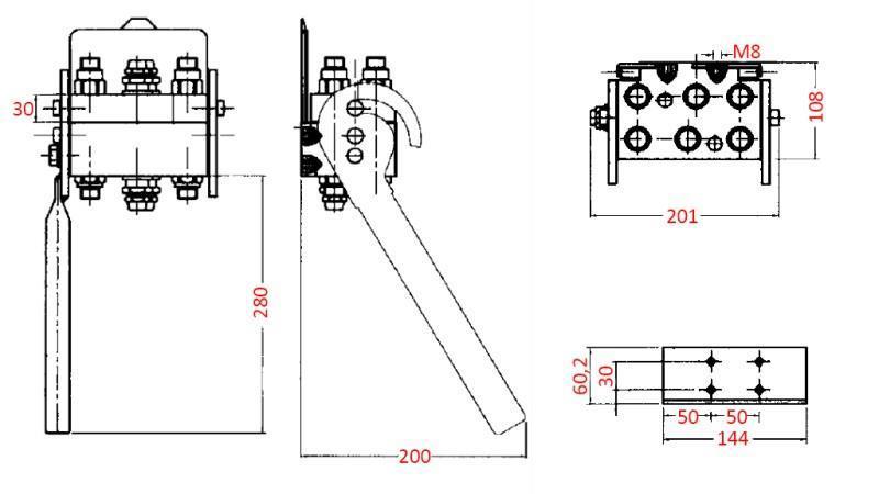 ACCOPPIAMENTO MULTI-FASTER 6 vie BSP1/2 PARTE FISSA