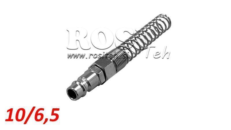 RACCORD RAPIDE PNEUMATIQUE MALE PRINTEMPS 10/6.5 - DN7.2