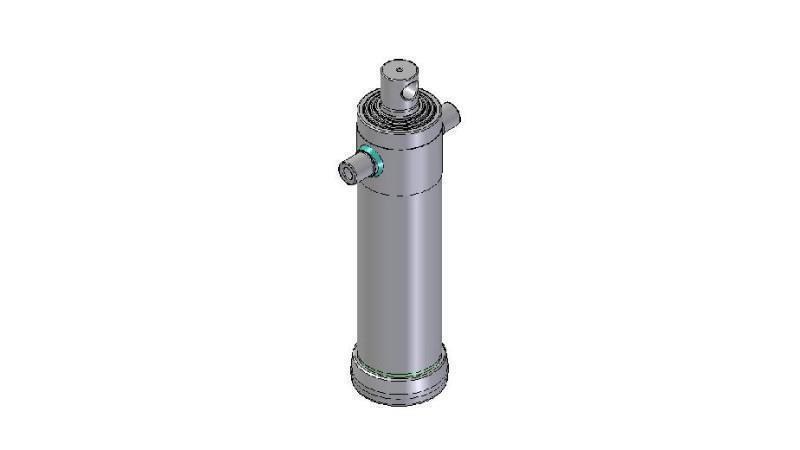 4040F -CILINDRO TELESCOPICO STANDARD/BUCO 4 STADI CORSO 1980 FI 152