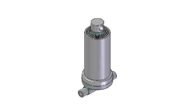 4572F - CYLINDRE TÉLESCOPIQUE INFÉRIEUR – TROU 4 DEGRÉS COURSE 1210 FI 170