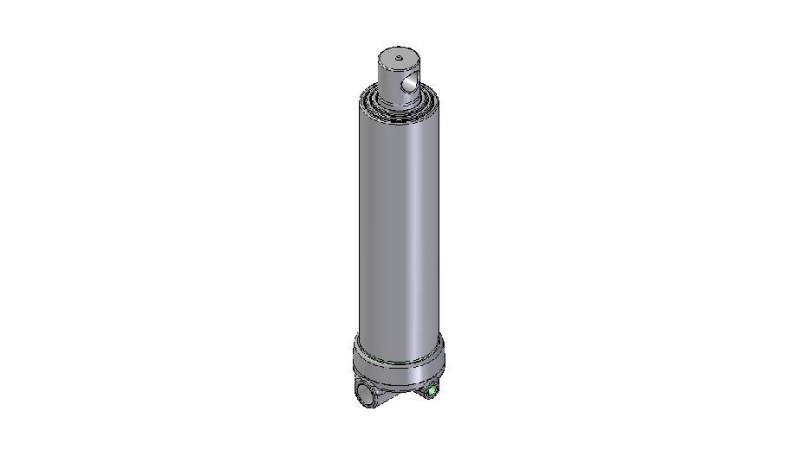 4635F -TELESCOPISK Sylinder HULL - HULL 3 TRINN REISE 1283 FI 124