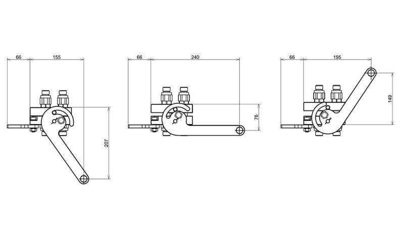 MULTI-FASTER COUPLING 4-way BSP1/2 COMPLETE NEW TYPE