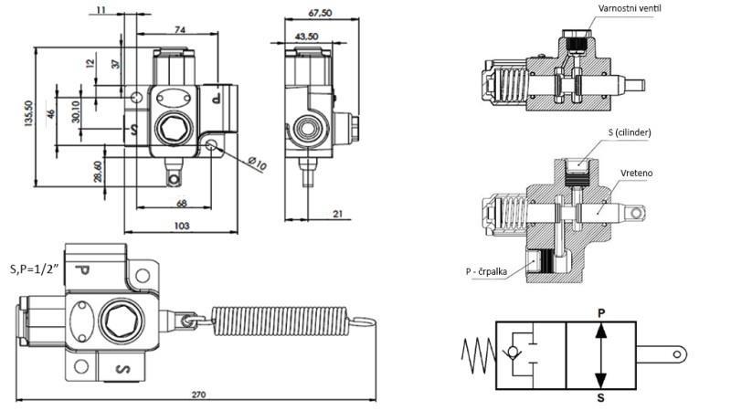 END DUMP VALVE 1/2 - NORMALLY OPEN - ECO