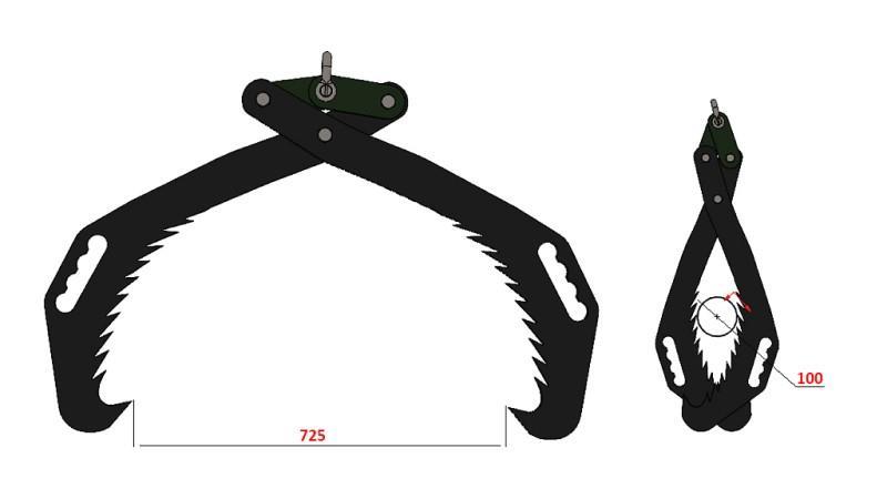 GRIPPER FORESTALE MANUALE HD70 (700mm)