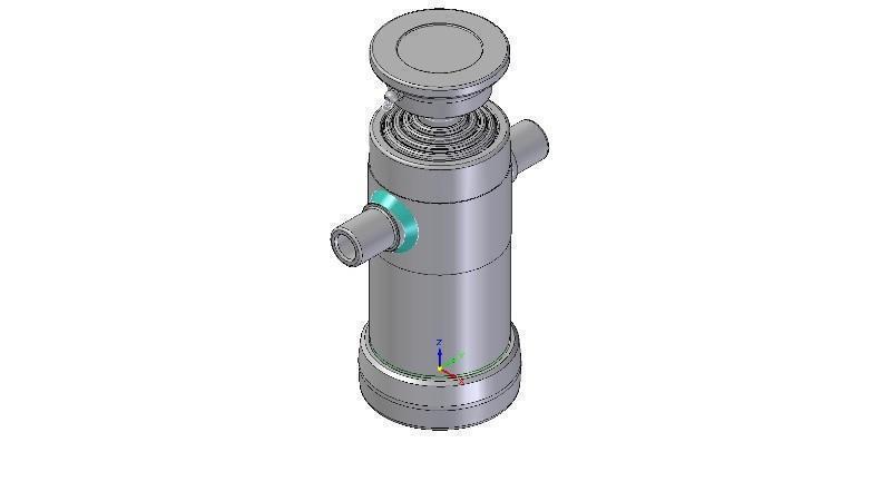 5020S -TELESCOPIC CYLINDER STANDARD/BALL 5 STAGES STROKE 680 DIAMETER 112