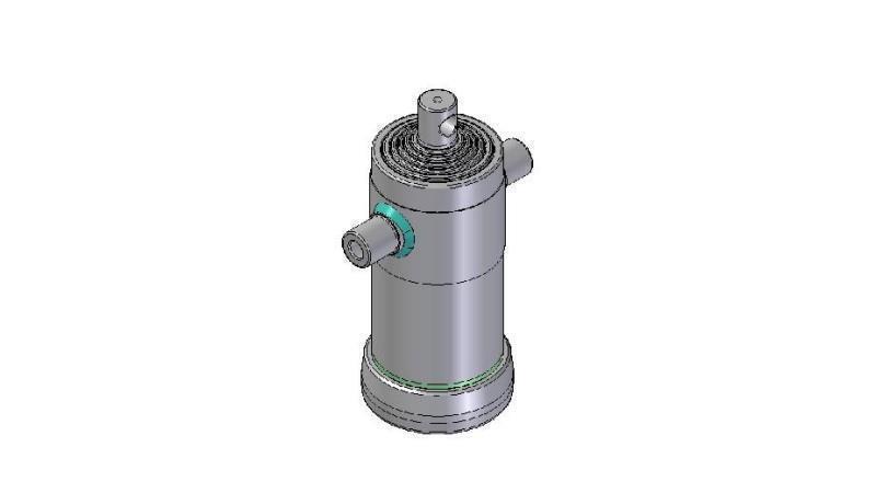 6008F -CILINDRO TELESCOPICO STANDARD/BUCO 6 STADI CORSO 1480 FI 152