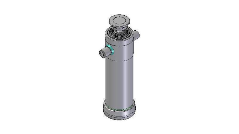 6011S -TELESCOPISK Sylinder STANDARD/KULE 6 STAGER SLAG 2557 DIAMETER 152