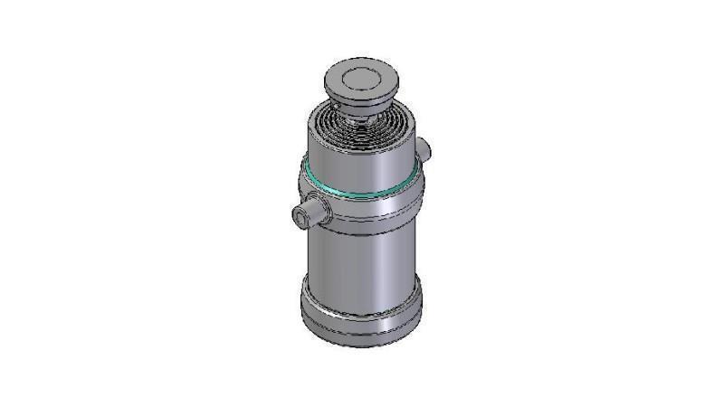 6053S -TELESCOPIC Sylinder STANDARD/KULE 6 TRINN SLAG 2175 DIAMETER 215