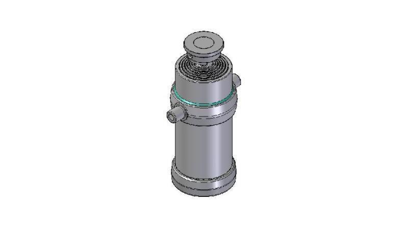 6055S -TELESCOPIC Sylinder STANDARD/KULE 6 TRINN SLAG 2895 DIAMETER 215