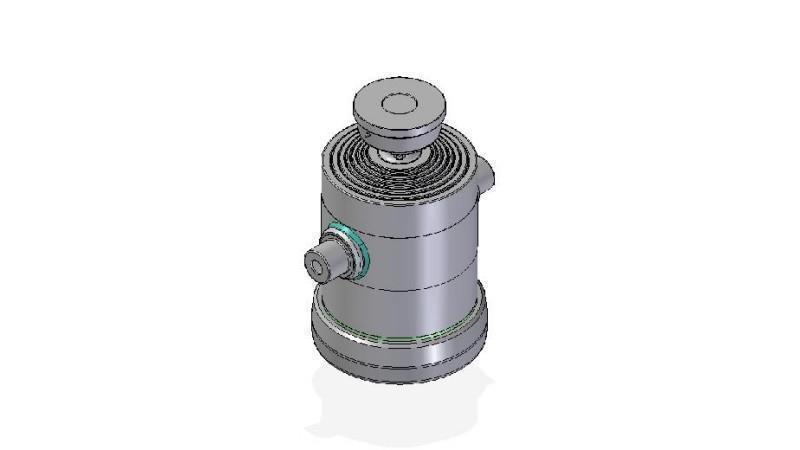 7082S -TELESCOPISK SYLINDER STANDARD/KULE 7 TRINN REISE 1837 DIAMETER 300