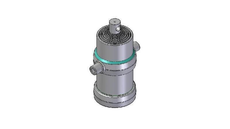 8006F -TELESCOPIC Sylinder STANDARD/HULL 8 TRIN SLAG 2340 FI 190