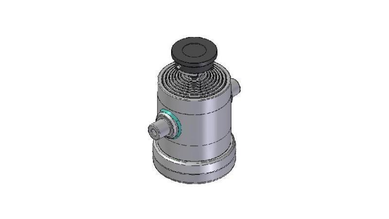 8011S -TELESCOPIC Sylinder STANDARD/KULE 8 TRINN REISE 1995 DIAMETER 240