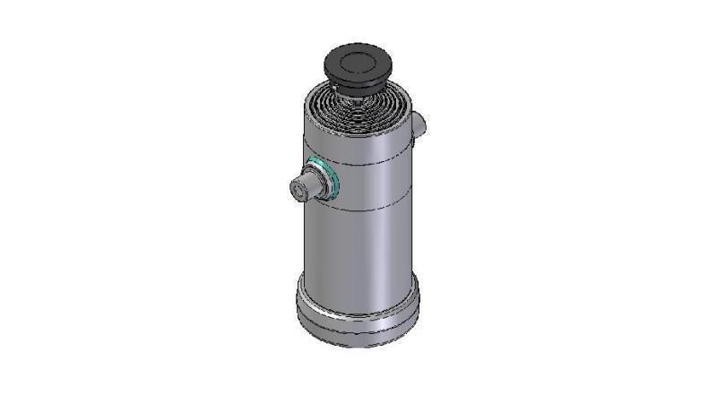 8016S -TELESCOPISK SYLINDER STANDARD/KULE 8 TRINN REISE 3575 DIAMETER 240