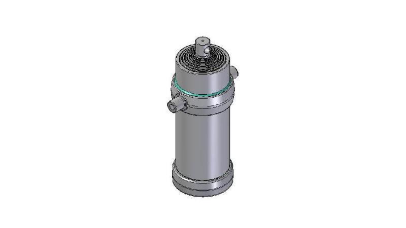 8025F - TELESCOPISCHE CYLINDER STANDAARD/GAT 8 FASES SLAG 3330 DIAMETER 215