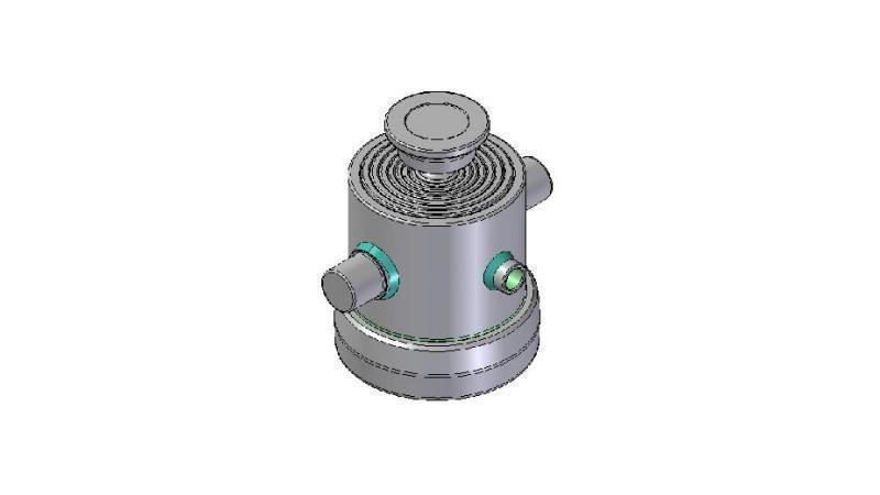8300S -CILINDRO TELESCOPICO STANDARD/BALL 8 STADI CORSO 1000 DIAMETRO 190