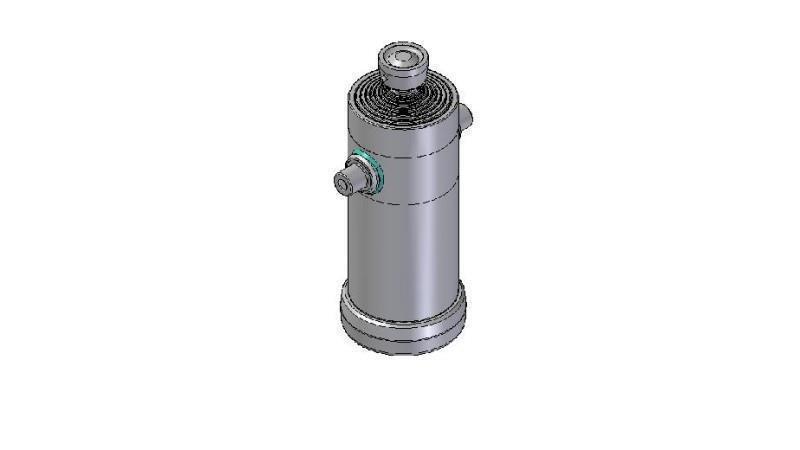 9016S - CYLINDRE TÉLESCOPIQUE STANDARD/BALLON 9 ÉTAPES DÉPLACEMENT 4040 DIAMÈTRE 240