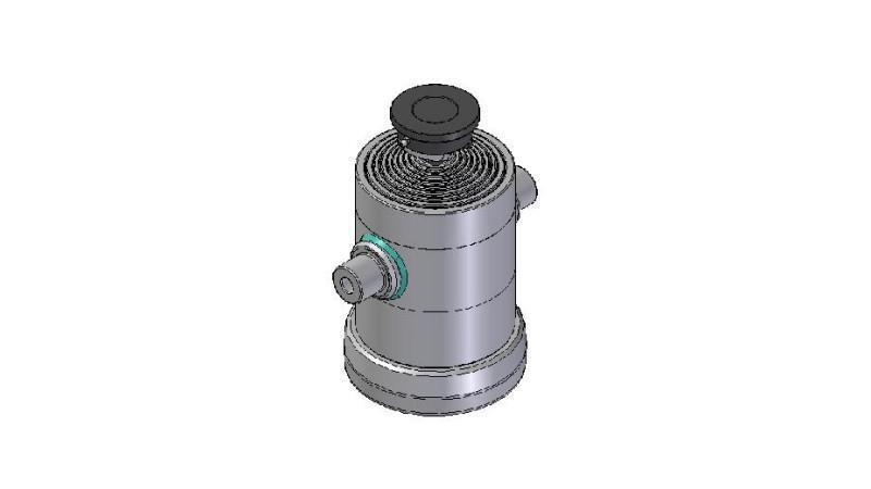 9032S -TELESCOPISK CYLINDER STANDARD/KUGLE 9 TRIN SLAG 2527 DIAMETER 270
